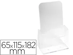 Distributeur exacompta simple format prospectus 1/3 a4 vertical 1 compartiment de profondeur 28mm