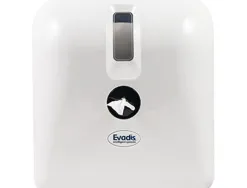 Distributeur papier hygienique coldis bobine devidage central coloris blanc