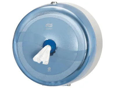 Distributeur papier toilette tork smartone à dévidage central l269xh269xp156mm contenance 1150f