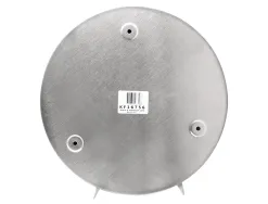 Distributeur papier toilette q-connect acier inoxydable fermeture serrure 2 clefs 115x254x265mm