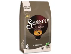 Dosettes café senseo classic équilibré paquet 54