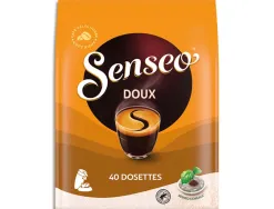 Dosettes de café senseo café doux paquet de 40
