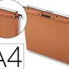Dossier suspendu elba velcro ultimate kraft orange tiroir entraxe 330mm fond v format a4 21x29,7cm boîte 25 unités
