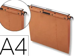 Dossier suspendu elba velcro ultimate kraft orange tiroir entraxe 330mm fond v format a4 21x29,7cm boîte 25 unités