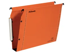 Dossier suspendu esselte dual kraft lmg 240g armoire entraxe 330mm h275mm fond 50 coloris orange boîte 25 unités