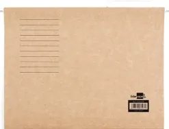 Dossier suspendu liderpapel papier cartonné kraft 230g a4 tiroir viseur supérieur 90mm fond v baguette métallique