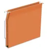 Dossier suspendu l'oblique economique kraft orange 220g armoire entraxe 330m hauteur 275mm fond 30mm boite 25