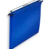 Dossier suspendu l'oblique polypro ultimate 5/10e tiroir entraxe 330mm h250mm fond 15 coloris bleu pack 10 unités