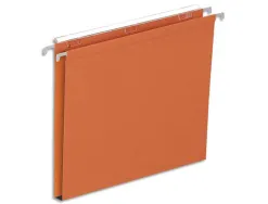 Dossier suspendu l'oblique economique kraft orange 210g a4 tiroir entraxe 330mm h250mm fond 15mm boite 25u