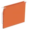 Dossier suspendu l'oblique economique kraft orange 220g armoire entraxe 330m hauteur 275mm fond 15mm boite 25