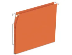 Dossier suspendu l'oblique economique kraft orange 220g armoire entraxe 330m hauteur 275mm fond 15mm boite 25