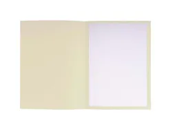 Dossiers de plaidoirie pre-imprimes exacompta carte 265g coloris ivoire paquet de 25