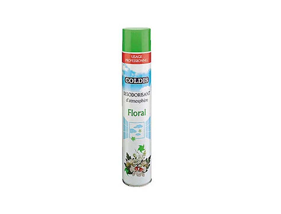 Désodorisant coldis usage professionnel parfum floral aérosol 750ml