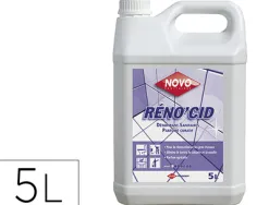 Détartrant désincrustant sanitaire élimine tartre calcaire rouille parfum floral bidon 5l