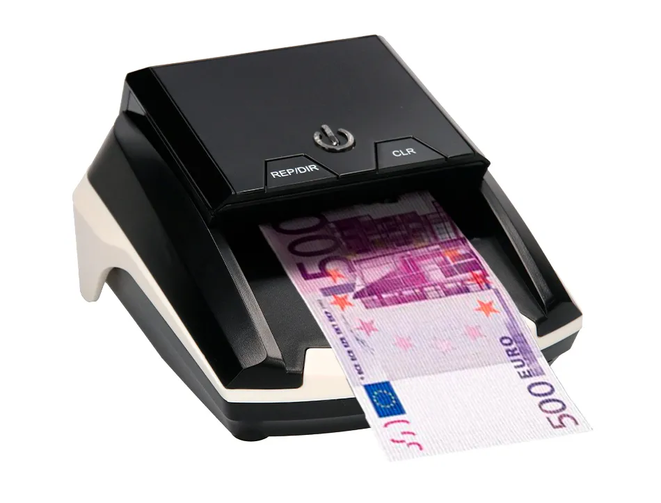 Détecteur q-connect faux billets port usb adaptateur courant europe uk certificat ce 155x137x82mm 700g