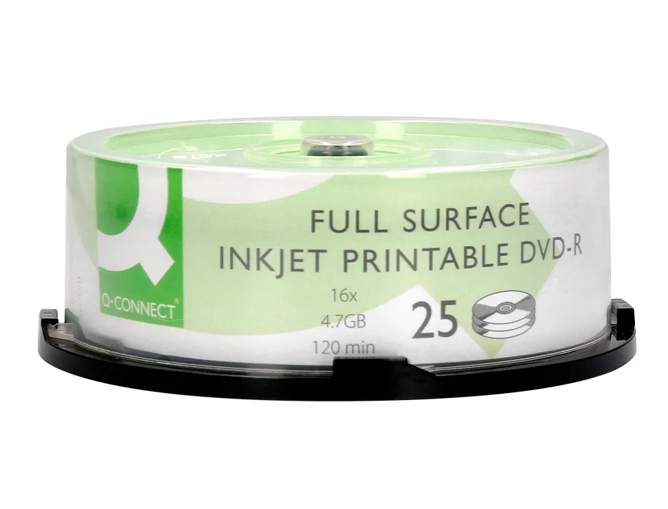 Dvd-r q-connect vitesse 16x tour 25 unités