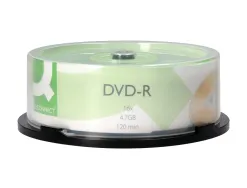 Dvd-r q-connect vitesse 16x tour 25 unités