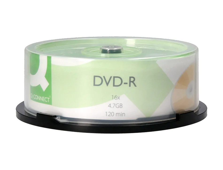 Dvd-r q-connect vitesse 16x tour 25 unités