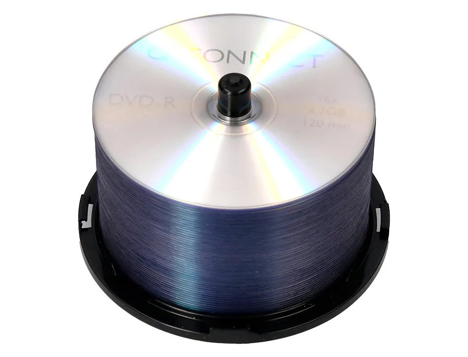 Dvd-r q-connect vitesse 16x tour 50 unités