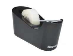 Dévidoir adhésif scotch c18 coloris noir avec 1 ruban magic 19 mm x 33 m