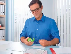 Dévidoir q-connect avec ruban adhésif invisible 33mx19mm