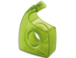 Dévidoir tesa easy cut green 100% recyclé pour ruban adhésif 19mmx33m lame dentelée coloris vert