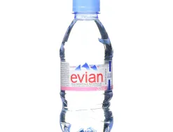 Eau evian bouchon plat rpet 33cl