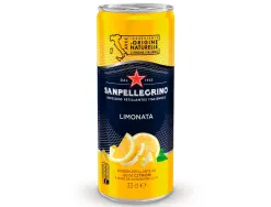 Eau gaz san pell limona slim can 33cl/24