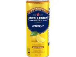 Eau gaz san pell limona slim can 33cl/24