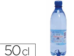Eau gazeuse cristaline bouteil le 50cl