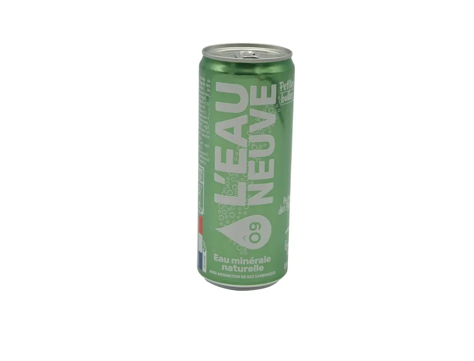 Eau mineral l'eau neuveágazefiee naturelle de montagne canette 33cl