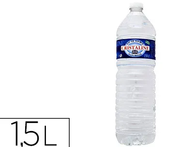 Eau plate cristaline bouteille 1.5l