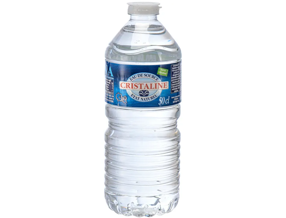 Eau plate cristaline bouteille 50cl