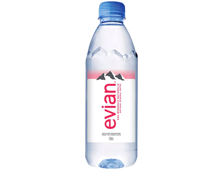 Eau plate évian bouteille 50cl
