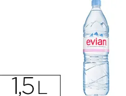 Eau plate évian bouteille 1.5l