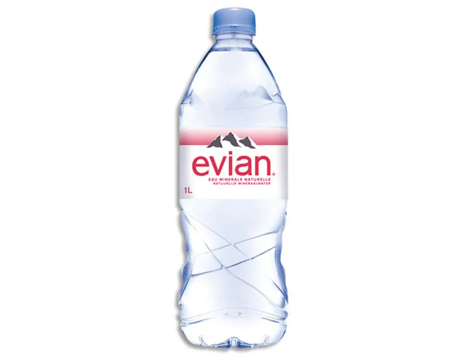 Eau plate évian bouteille 1l