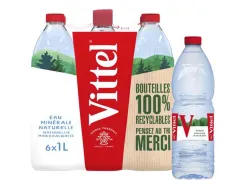 Eau plate vittel grande source bouteille 1l
