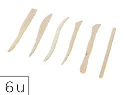 Ebauchoir o'color bois dur et resistant assortis sachet 6 unites