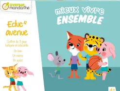 Educ'avenue clairefontaine mieux vivre ensemble - 3 jeux partager.