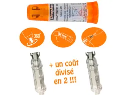 Effaceur d'encre cleopatre correcteur rechargeable avec tete rotative 360 . dimension 6m x5 mm