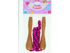 Elastiques cordes a sauter kim play corde a sauter poignees bois 2m