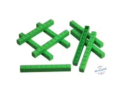 Elements base 10 a l'unite wissner 50 barres dizaine pour base 10 barres encastrables