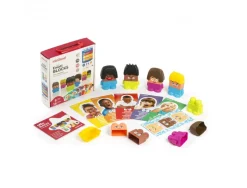 Emotiblocks premieres emotions miniland 100 combinaisons possibles interet pedagogique 18 pieces