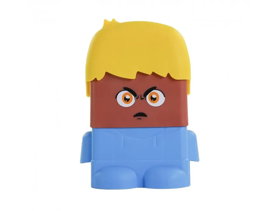 Emotiblocks premieres emotions miniland 100 combinaisons possibles interet pedagogique 18 pieces