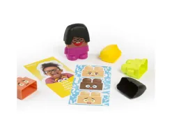 Emotiblocks premieres emotions miniland 100 combinaisons possibles interet pedagogique 18 pieces