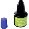 Encre à tampons q-connect pour feutre ou mousse coloris bleu flacon 28ml
