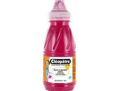 Encre a dessiner cleopatre multisupports diluable a l eau flacon de 500 ml coloris magenta