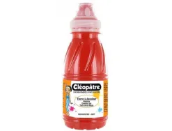 Encre a dessiner cleopatre multisupports diluable a l eau flacon de 500 ml coloris orange