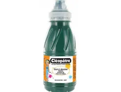 Encre a dessiner cleopatre diluable a l eau multisupports flacon de 250 ml coloris vert sapin