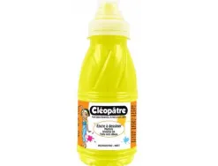 Encre a dessiner cleopatre diluable a l eau multisupports flacon de 250 ml coloris jaune